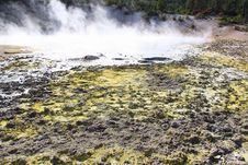 Mud Volcano Area In Yellowstone Royalty Free Stock Images Mud Volcano Area In Yellowstone Royalty Free Stock Images