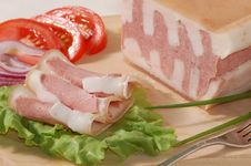 Tasty Ham On The Chopping Board Royalty Free Stock Images Tasty Ham On The Chopping Board Royalty Free Stock Images