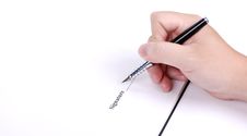 Signature Stock Photo Signature Stock Photo