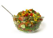 Salad In A Bowl Royalty Free Stock Photography