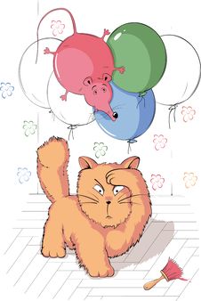 Cat And Mouse Royalty Free Stock Images