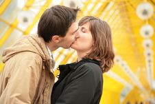Kissing Couple Stock Photo Kissing Couple Stock Photo