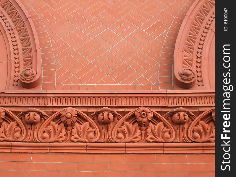 Detail of Facade on Elegant Brooklyn Brownstone. Detail of Facade on Elegant Brooklyn Brownstone