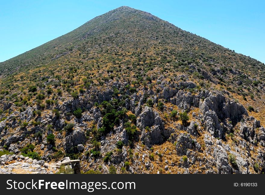 The hills of Peloponesse, Greece