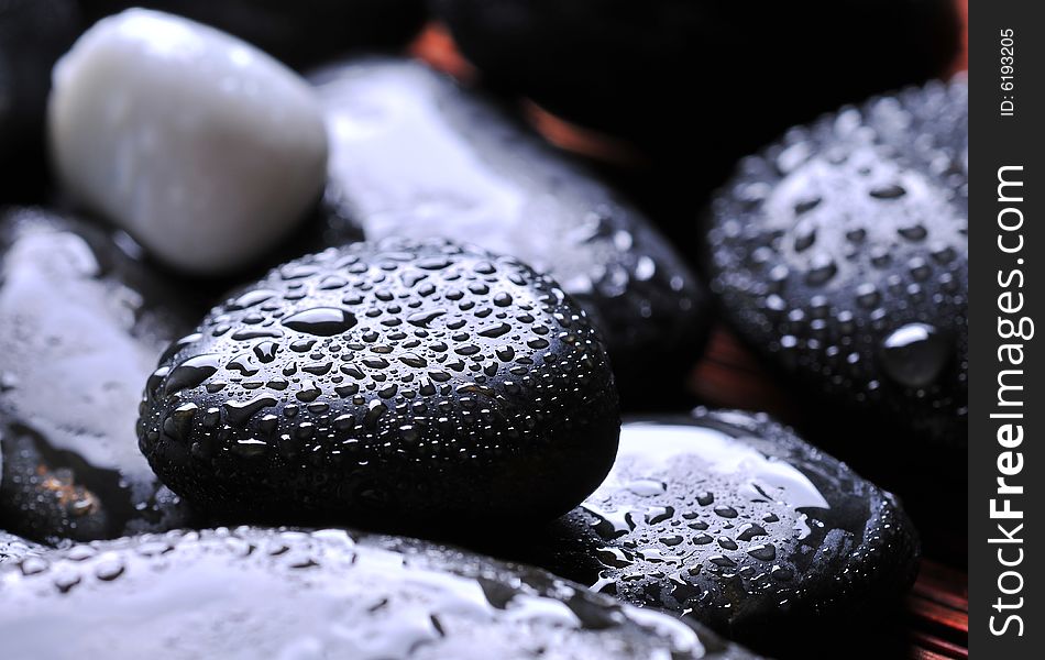 Stone With Drops