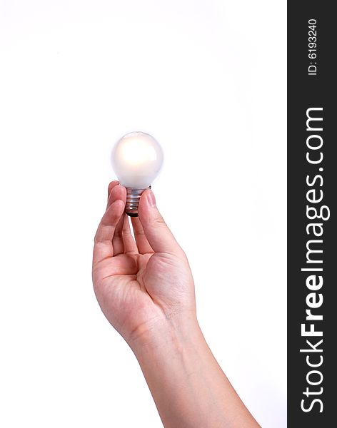 Light Bulb In Hand