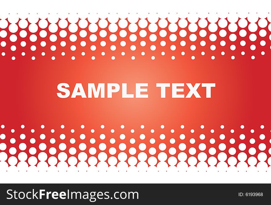 Abstract halftone background with room to add your own text