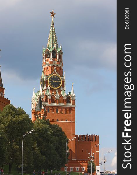 Spasskaya tower, Kremlin.