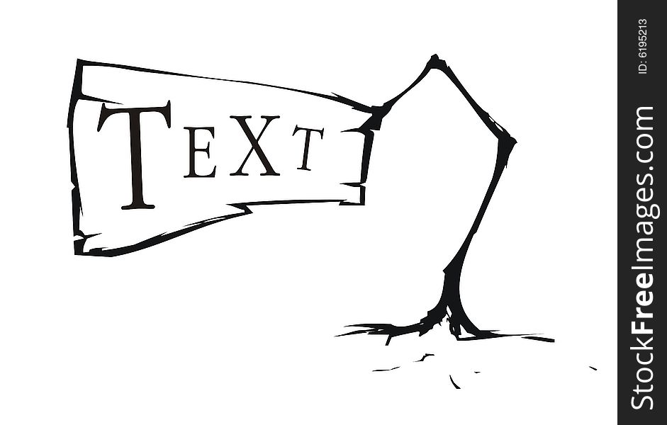 Foliage text board