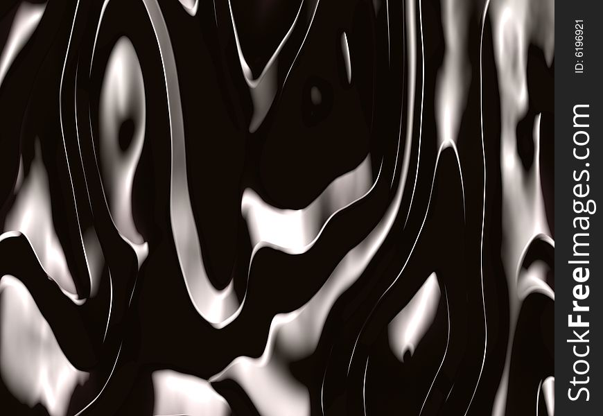 Black, reflective, shiny texture with sharp ridges and dents. Black, reflective, shiny texture with sharp ridges and dents