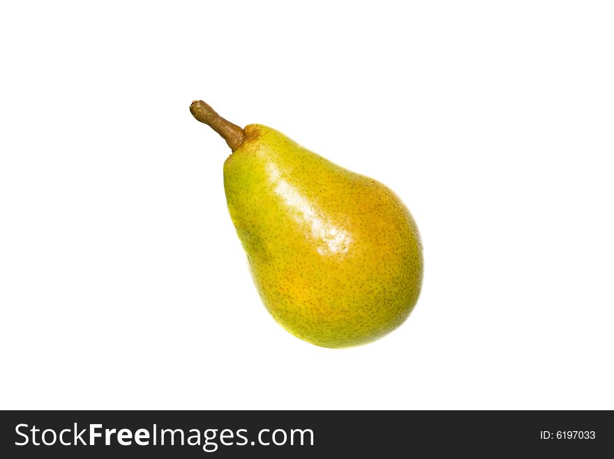 Pear Isolated On White One goodPear