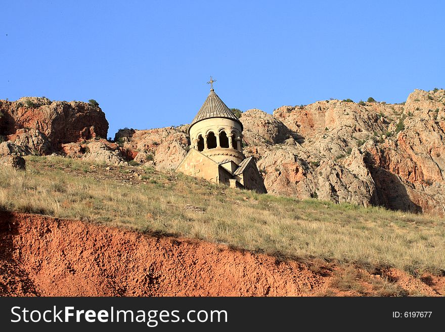 The armenian apostolic church on the hill. The armenian apostolic church on the hill