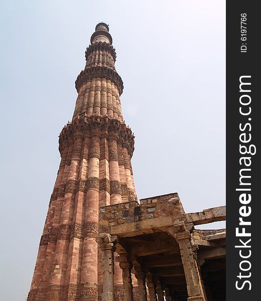 India, Delhi: Qutab minar