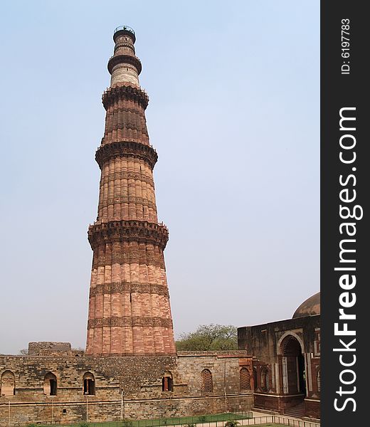 India, Delhi: Qutab minar