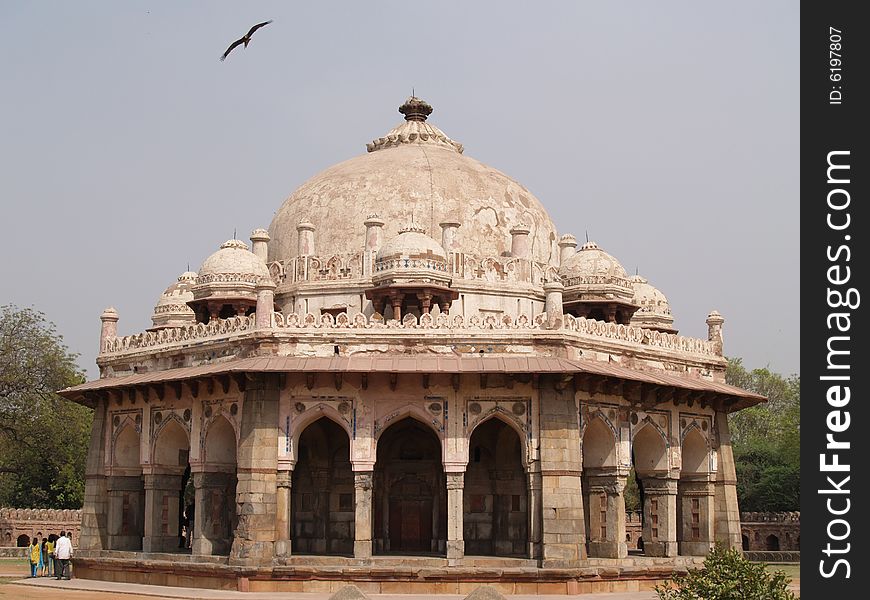 Isa Khan Tomb Enclosure at New Delhi, India