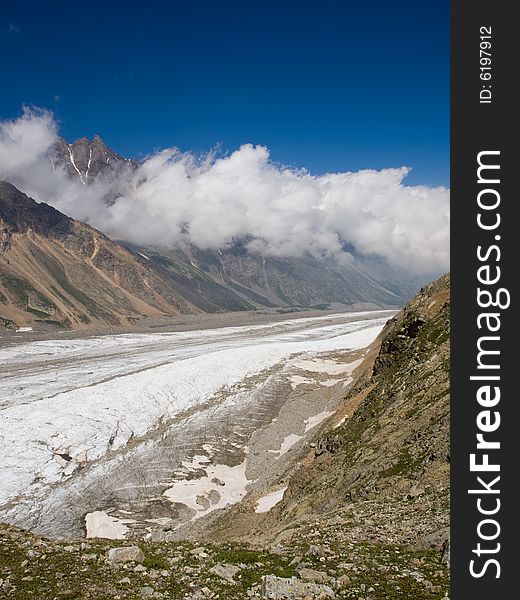 Mountains. Caucasus. Kabardino-Balkariya. Bezengi