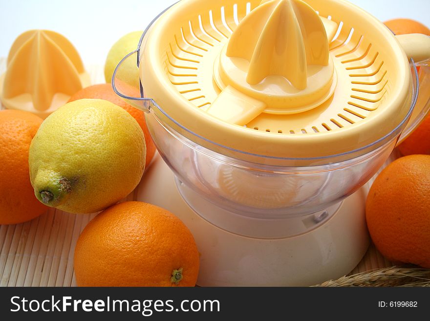 Fresh oranges for producing orange juice
