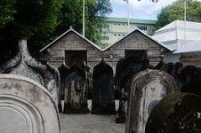 Cemetery At Maldives Royalty Free Stock Photography