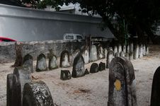 Cemetery At Maldives Royalty Free Stock Photography Cemetery At Maldives Royalty Free Stock Photography