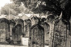 Cemetery At Maldives Royalty Free Stock Photography Cemetery At Maldives Royalty Free Stock Photography