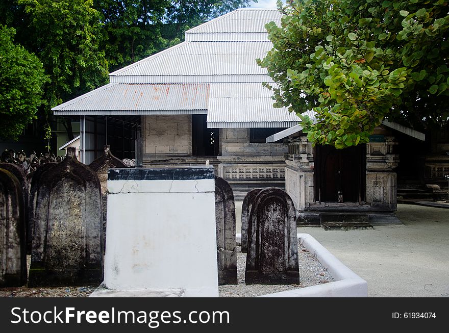 Cemetery At Maldives