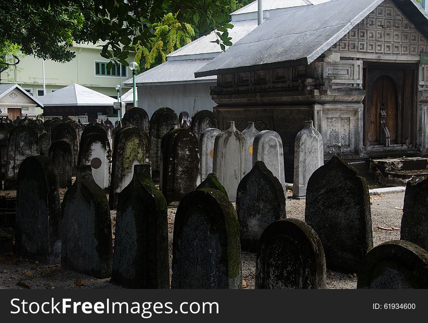 Cemetery At Maldives