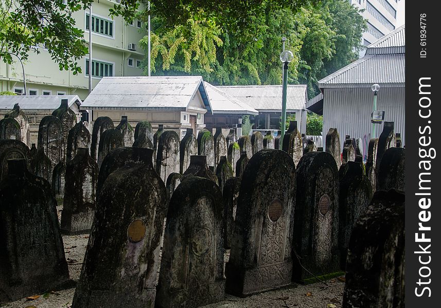 Cemetery at Maldives