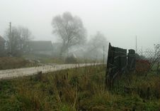 Foggy Village Stock Images Foggy Village Stock Images