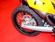 Motorcycle Rear Wheel Stock Photos Motorcycle Rear Wheel Stock Photos