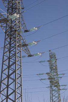 High Voltage 1 Royalty Free Stock Images High Voltage 1 Royalty Free Stock Images