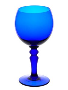 Blue Goblet Stock Photography