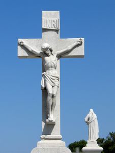 Jesus Christ On A Cross Royalty Free Stock Photography