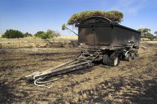 Burnt Out Truck Trailer Stock Photography Burnt Out Truck Trailer Stock Photography