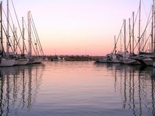 Small Harbor Royalty Free Stock Photo Small Harbor Royalty Free Stock Photo