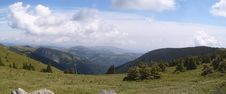 Green Mountain Meadow Panorama Stock Images Green Mountain Meadow Panorama Stock Images