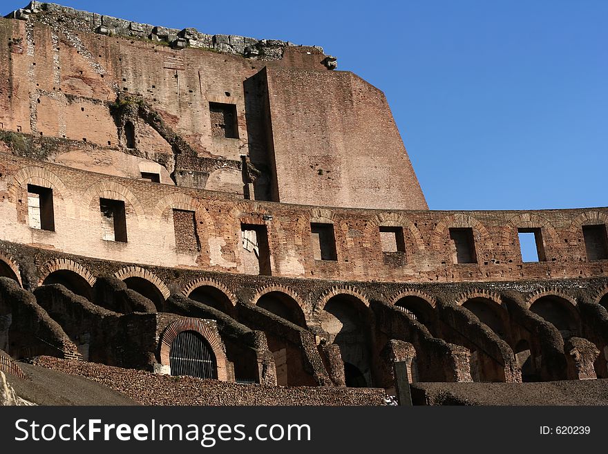 Italy Rome Colosseum by Day