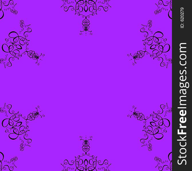 Purple Scroll Pattern Background. Purple Scroll Pattern Background