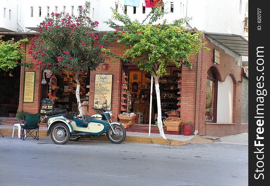 View from a Hersonissos street