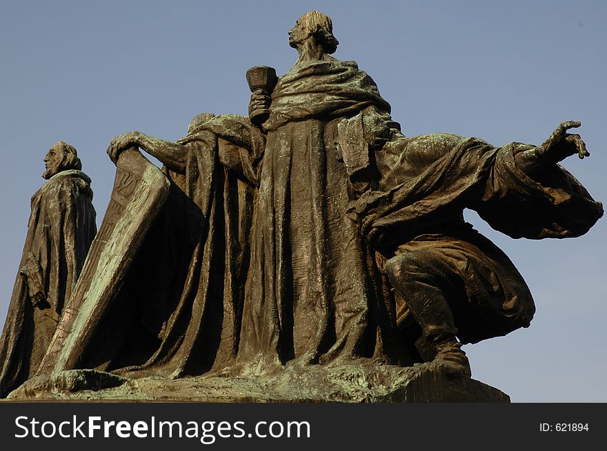 Jan Hus Monument In Prague