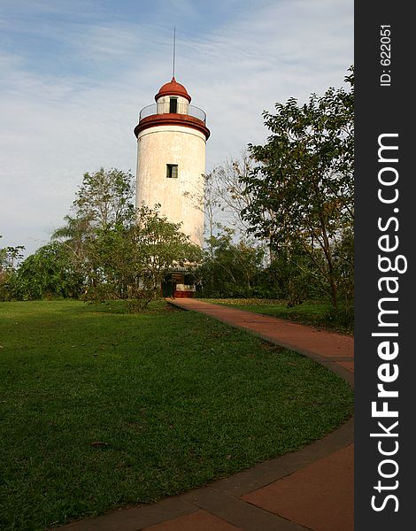 The lighthouse in Iguassu falls, Brazil