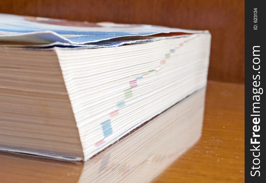 Book Laying On The Desk