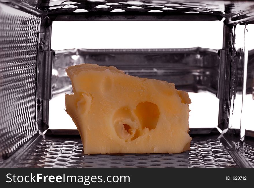 Inside Cheese Grader