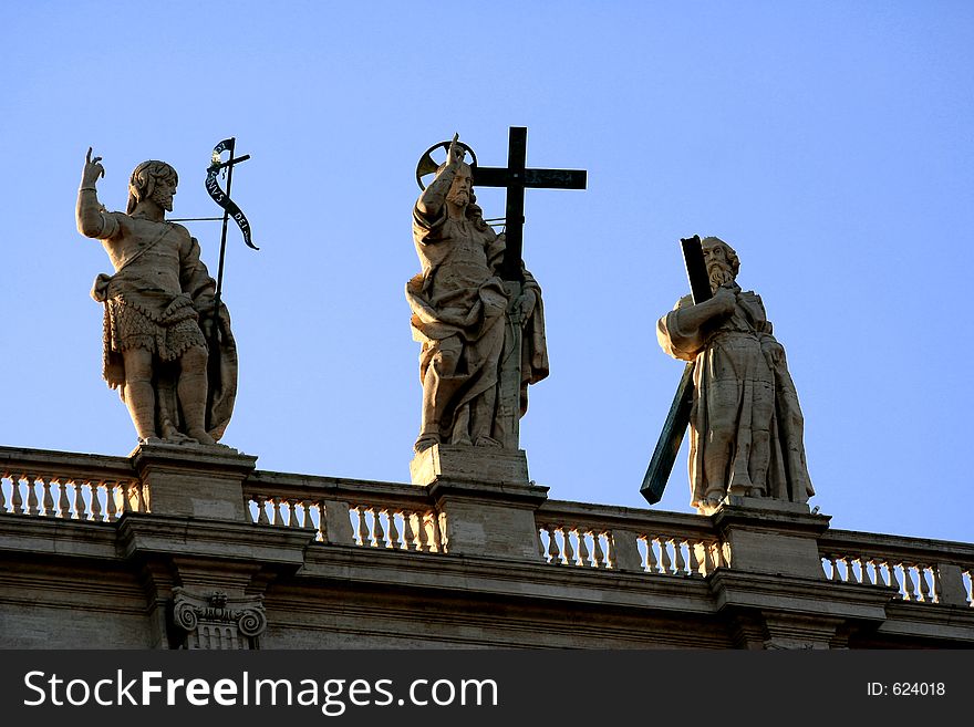 Vatican St. Peter Cathedral Detail