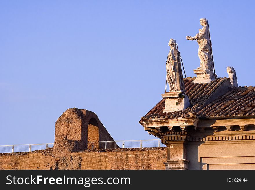 Rome Ancient Architecture Detail