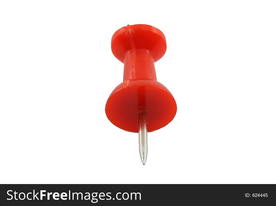 Business pushpin isolated.