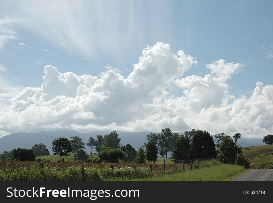 Incredible clouds sending rays into the heavens. Incredible clouds sending rays into the heavens.