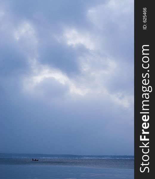 Fishing in winter