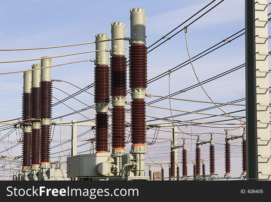 Electrical distribution facility. Electrical distribution facility