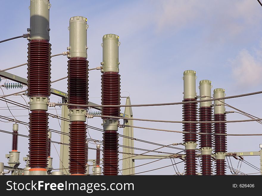 Electrical distribution facility. Electrical distribution facility