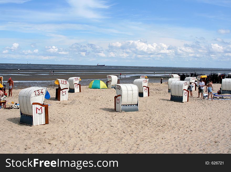 Beach Huts in Cuxhaven